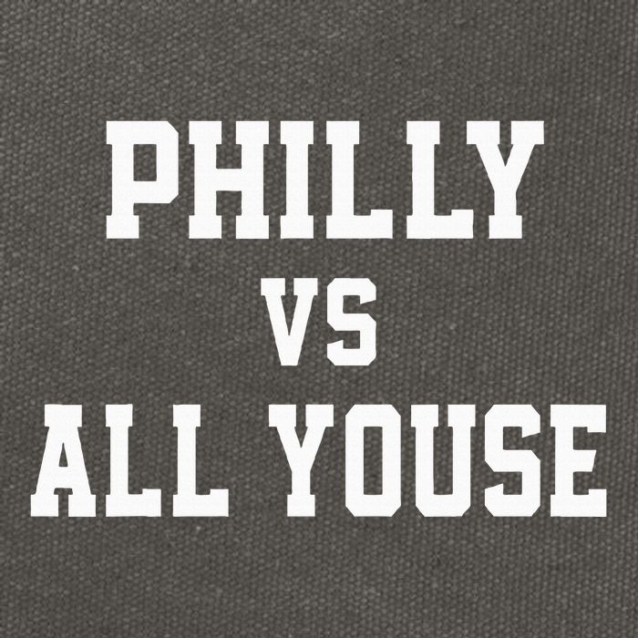 P.H.I.L.Ly Vs All Youse Slang For Philadelphia Fan Cotton Canvas Backpack