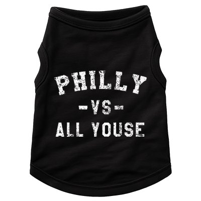 P.H.I.L.L.Y Vs All Youse Funny Philadelphia Slang Doggie Tank