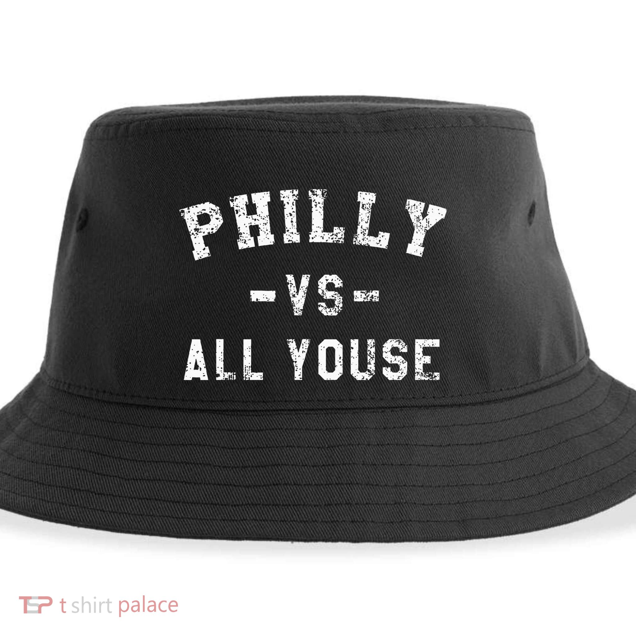 P.H.I.L.L.Y Vs All Youse Funny Philadelphia Slang Sustainable Bucket Hat