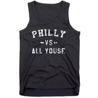 P.H.I.L.L.Y Vs All Youse Funny Philadelphia Slang Tank Top