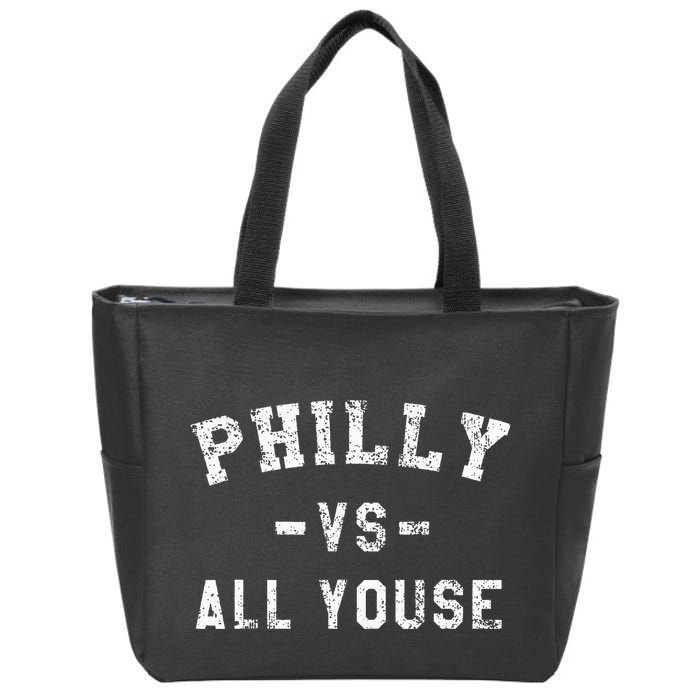 P.H.I.L.L.Y Vs All Youse Funny Philadelphia Slang Zip Tote Bag