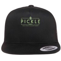 Pickle Vibes All Day Every Day Pickle Lovers Flat Bill Trucker Hat