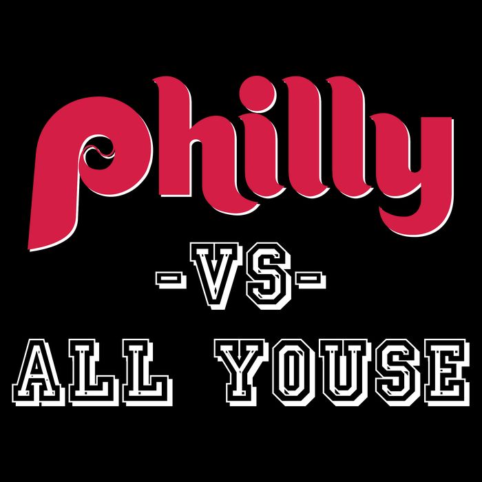 Philly Vs All Youse Funny Philadelphia Slang Cooling Performance Crew T-Shirt