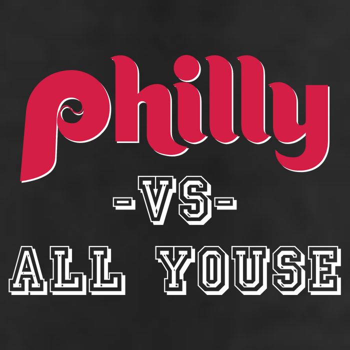 Philly Vs All Youse Funny Philadelphia Slang Adult Drive Performance Visor