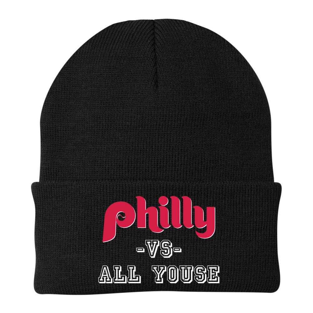 Philly Vs All Youse Funny Philadelphia Slang Beanie
