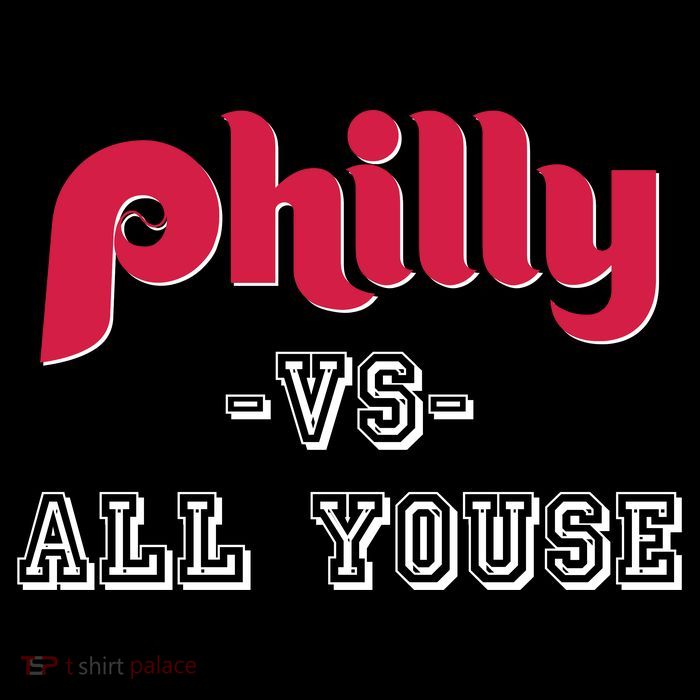 Philly Vs All Youse Funny Philadelphia Slang Premium T-Shirt