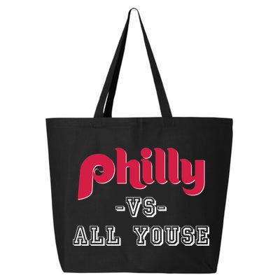 Philly Vs All Youse Funny Philadelphia Slang 25L Jumbo Tote