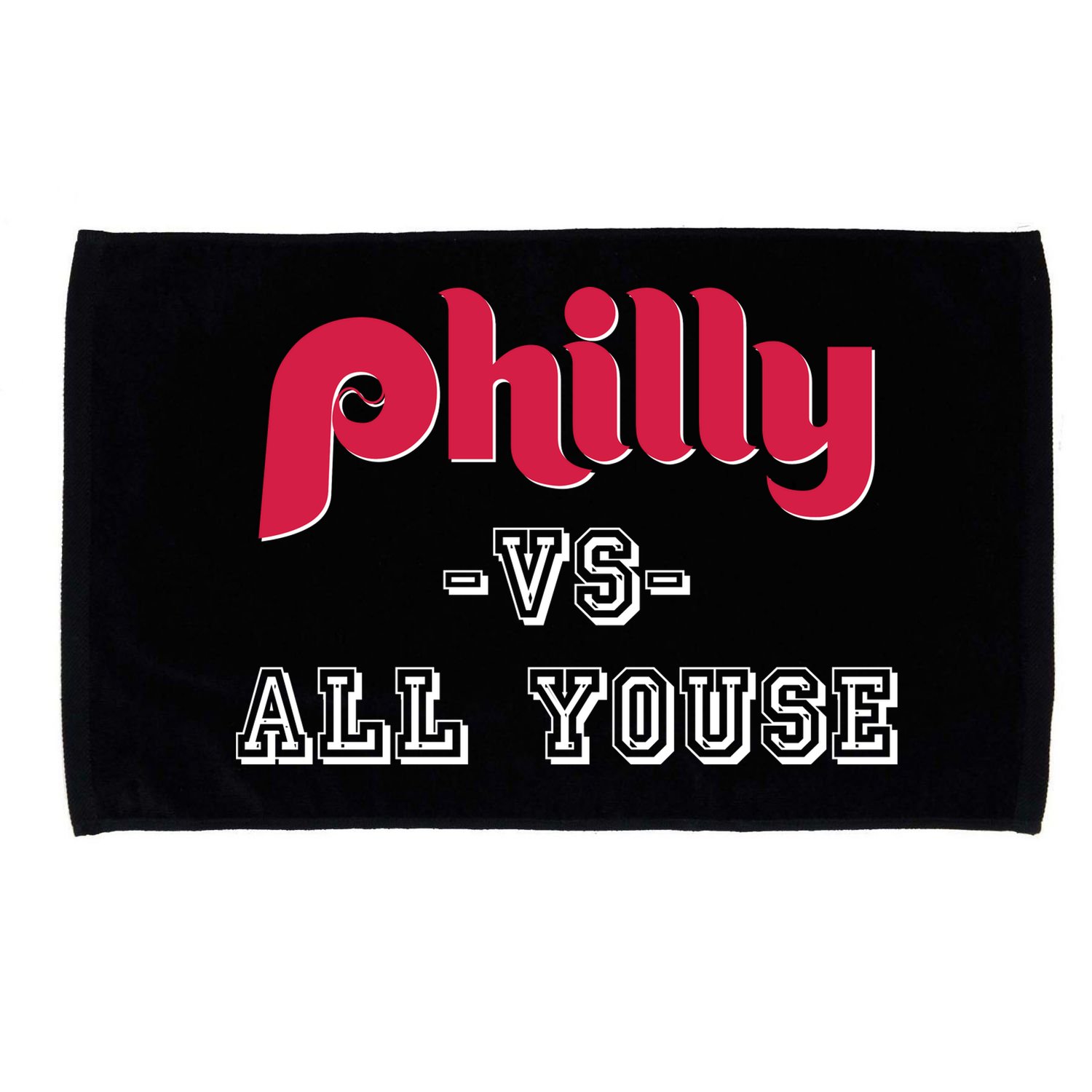 Philly Vs All Youse Funny Philadelphia Slang Microfiber Hand Towel