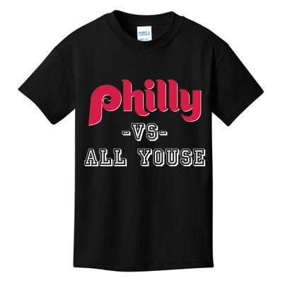 Philly Vs All Youse Funny Philadelphia Slang Kids T-Shirt