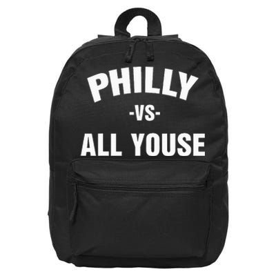 Philly Vs All Youse For Philadelphia Fan 16 in Basic Backpack