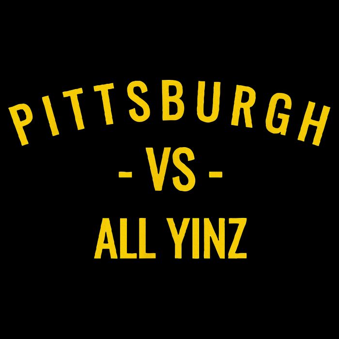 Pittsburgh V.S All Yinz V-Neck T-Shirt