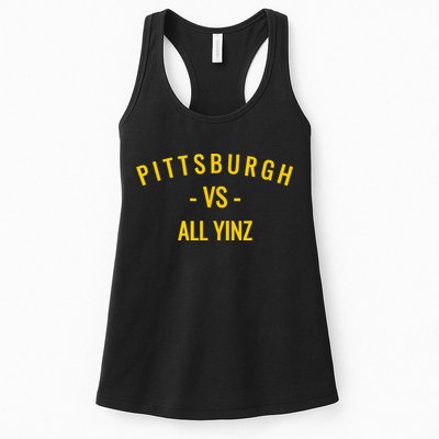 Pittsburgh V.S All Yinz Womens Tank Top