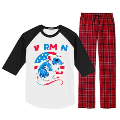 Proud Vermin Antitrump Prodemocracy Fight Against Fascism Gift Raglan Sleeve Pajama Set