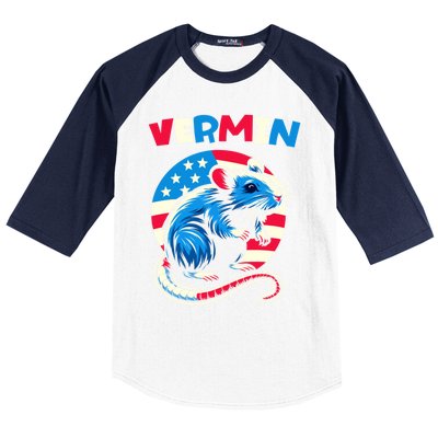 Proud Vermin Antitrump Prodemocracy Fight Against Fascism Gift Baseball Sleeve Shirt