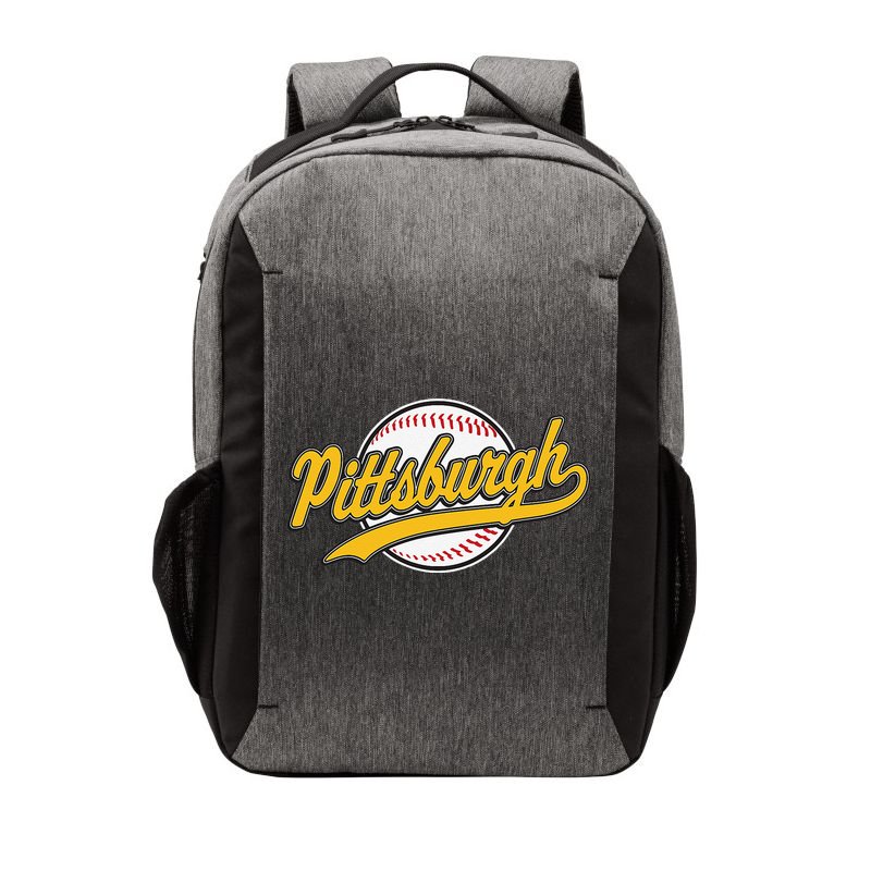 Pittsburgh Vintage Baseball Throwback Retro Design Vector Backpack