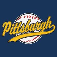 Pittsburgh Vintage Baseball Throwback Retro Design Womens T-Shirt