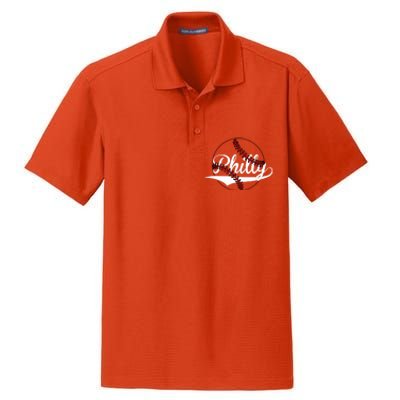 Philly Vintage Baseball Lovers Baseball Fans Dry Zone Grid Polo