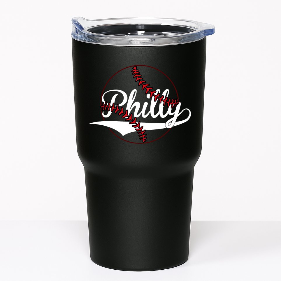 Philly Vintage Baseball Lovers Baseball Fans Tumbler