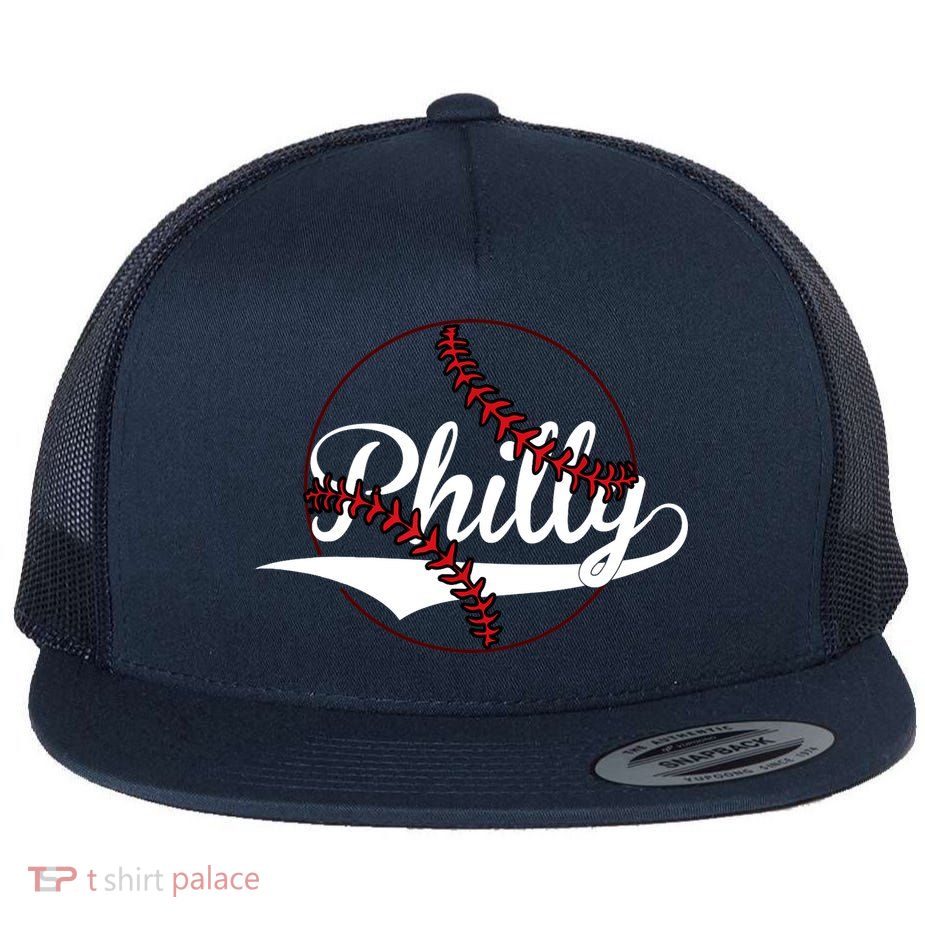 Philly Vintage Baseball Lovers Baseball Fans Flatbill Hat