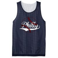 Philly Vintage Baseball Lovers Baseball Fans Mesh Reversible Basketball Jersey Tank