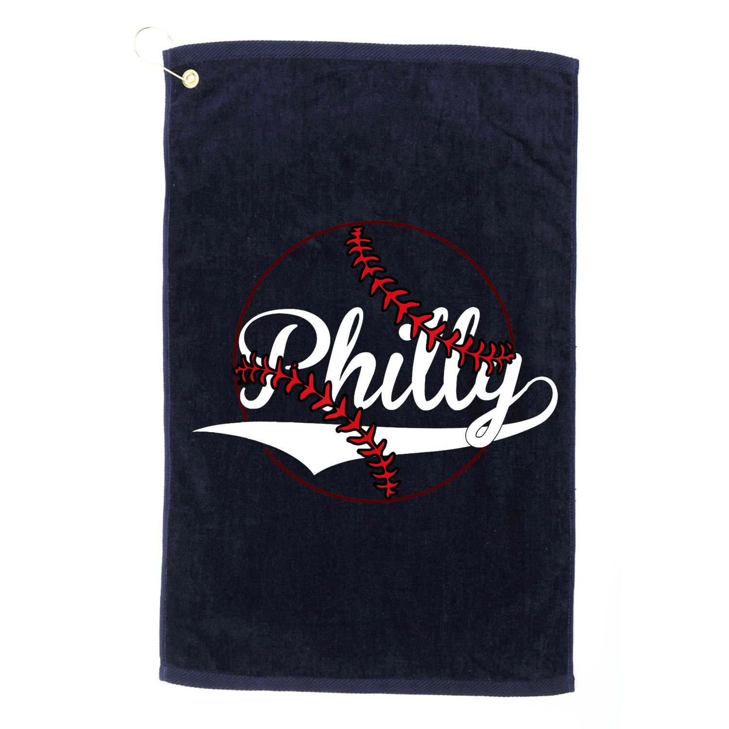 Philly Vintage Baseball Lovers Baseball Fans Golf Towel