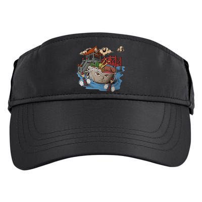 Pho (Vietnamese Beef Noodle Soup) In Northern Vietnam Adult Drive Performance Visor
