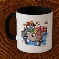 Pho (Vietnamese Beef Noodle Soup) In Northern Vietnam Mug