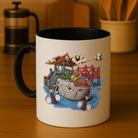 Pho (Vietnamese Beef Noodle Soup) In Northern Vietnam Mug
