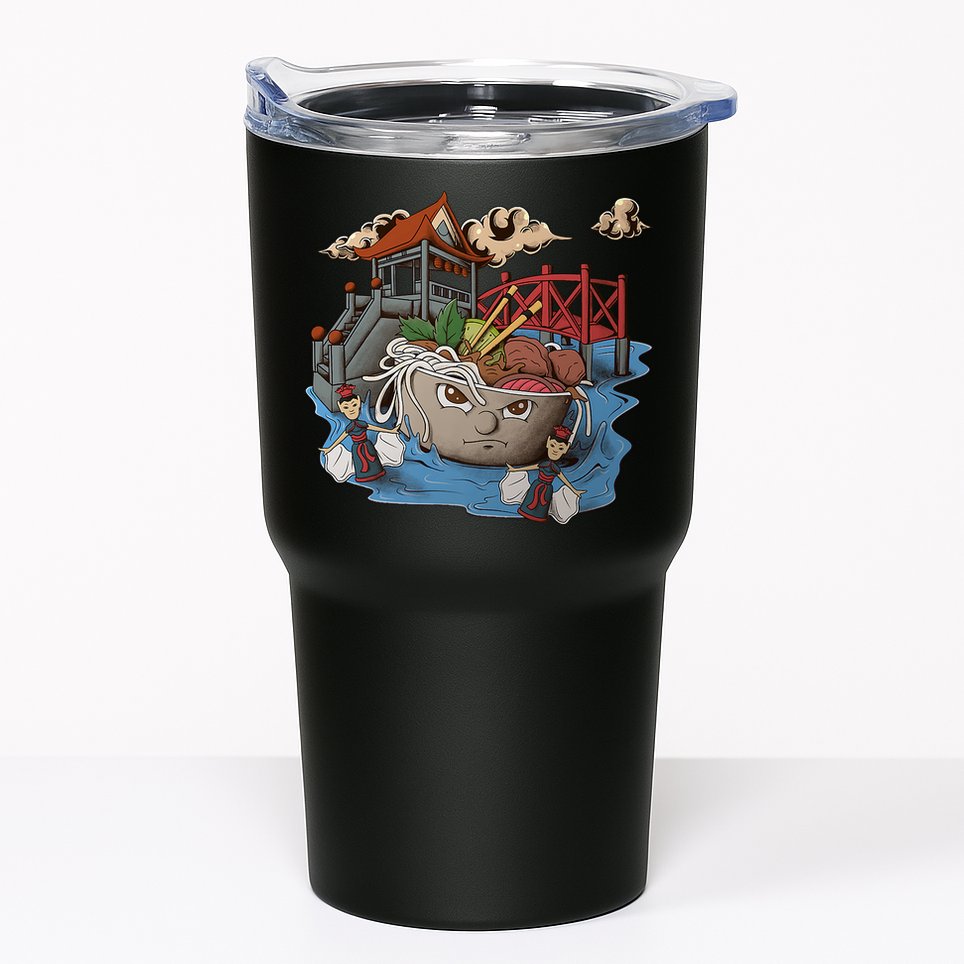 Pho (Vietnamese Beef Noodle Soup) In Northern Vietnam Tumbler