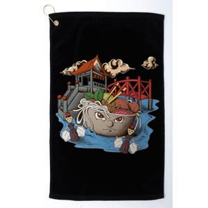 Pho (Vietnamese Beef Noodle Soup) In Northern Vietnam Platinum Collection Golf Towel