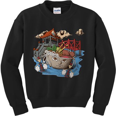 Pho (Vietnamese Beef Noodle Soup) In Northern Vietnam Kids Sweatshirt