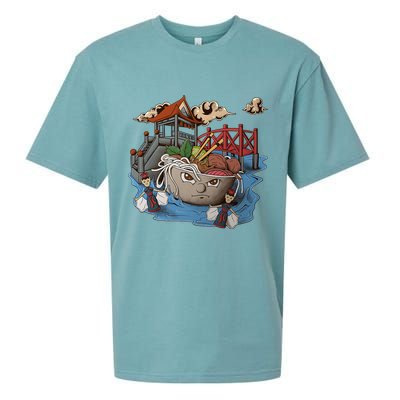 Pho (Vietnamese Beef Noodle Soup) In Northern Vietnam Sueded Cloud Jersey T-Shirt