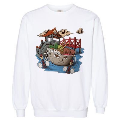 Pho (Vietnamese Beef Noodle Soup) In Northern Vietnam Garment-Dyed Sweatshirt