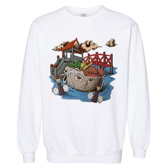 Pho (Vietnamese Beef Noodle Soup) In Northern Vietnam Garment-Dyed Sweatshirt