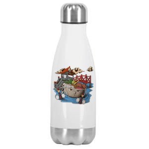 Pho (Vietnamese Beef Noodle Soup) In Northern Vietnam Stainless Steel Insulated Water Bottle