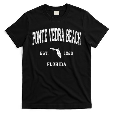 Ponte Vedra Beach Florida Fl Vintage Athletic Sports T-Shirt
