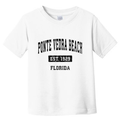 Ponte Vedra Beach Florida Fl Vintage Sports Established Toddler T-Shirt