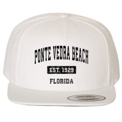 Ponte Vedra Beach Florida Fl Vintage Sports Established Wool Snapback Cap