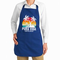 Pura Vida Beach Costa Rica Vintage Family Vacation Summer Cute Gift Apron