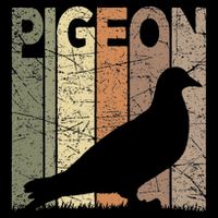Pigeon Vintage Birdwatching Retro Pigeon Ornithology  Wool Snapback Cap