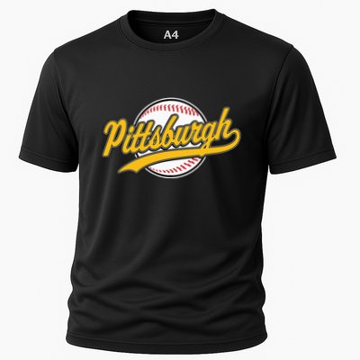 Pittsburgh Vintage Baseball Throwback Retro Performance Shirt