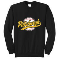 Pittsburgh Vintage Baseball Throwback Retro Sweatshirt