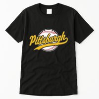 Pittsburgh Vintage Baseball Throwback Retro Tall T-Shirt