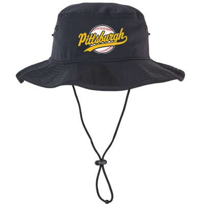 Pittsburgh Vintage Baseball Throwback Retro Bucket Hat