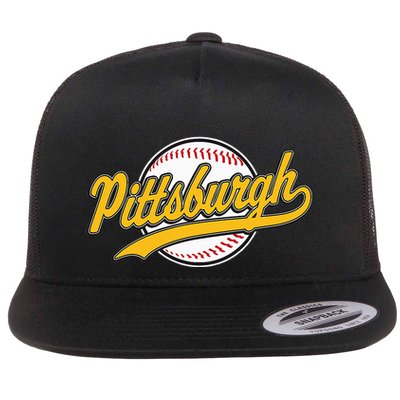 Pittsburgh Vintage Baseball Throwback Retro Flatbill Hat