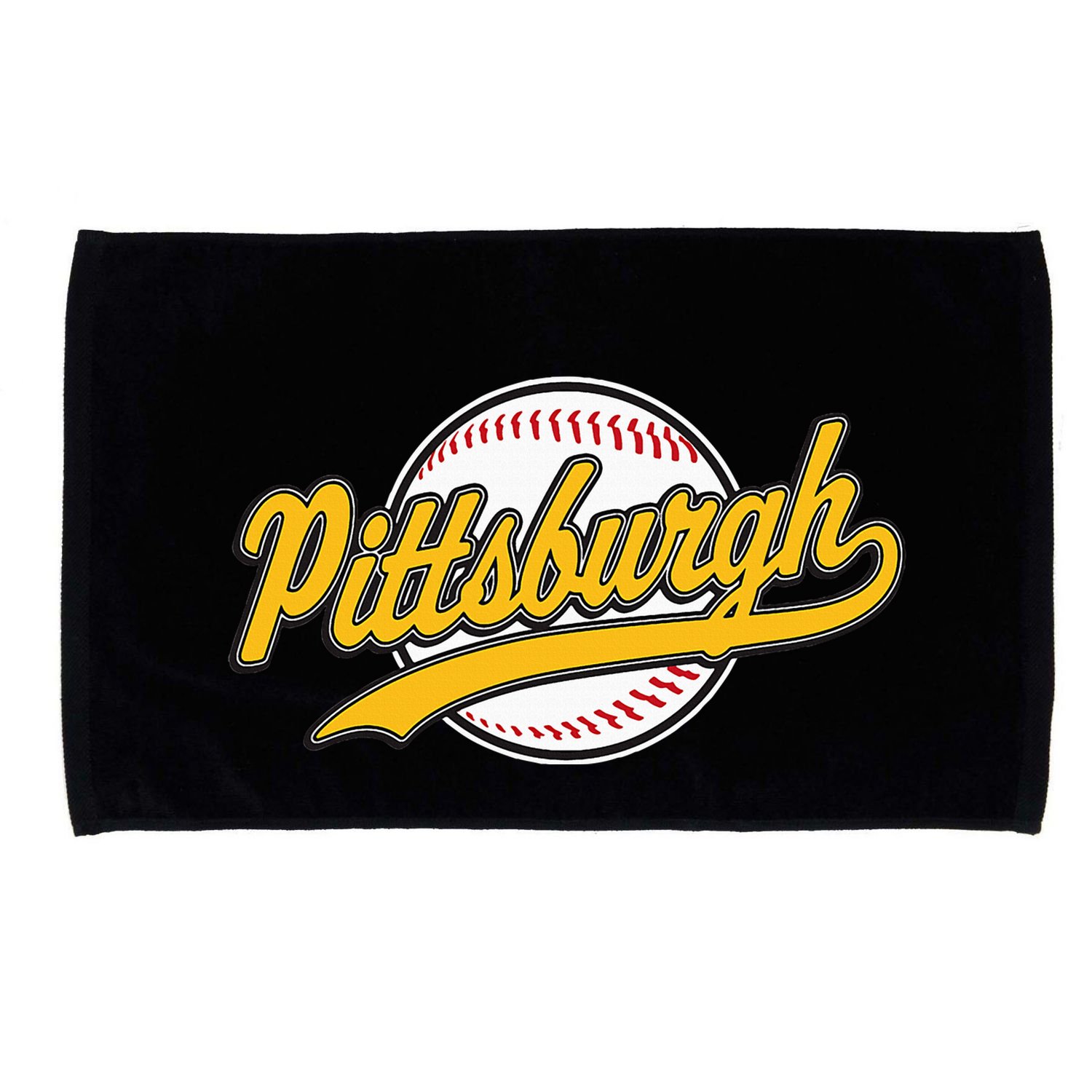 Pittsburgh Vintage Baseball Throwback Retro Microfiber Hand Towel