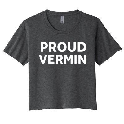 Proud Vermin Blue 2024 Women's Crop Top Tee