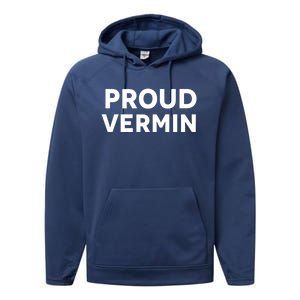 Proud Vermin Blue 2024 Performance Fleece Hoodie