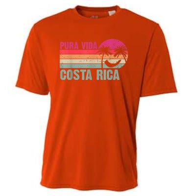 Pura Vida Costa Rica Funny Summer Family Vacation Vintage Cooling Performance Crew T-Shirt