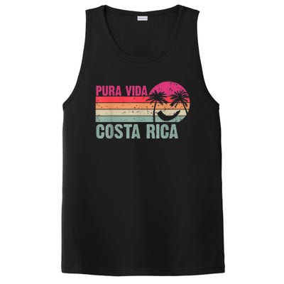 Pura Vida Costa Rica Funny Summer Family Vacation Vintage PosiCharge Competitor Tank